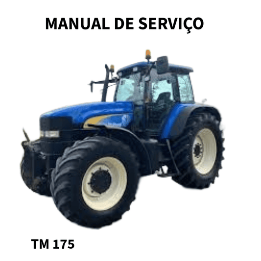 MANUAL DE OFICINA REPARAÇÃO TRATOR TM 175 NEW HOLLAND
