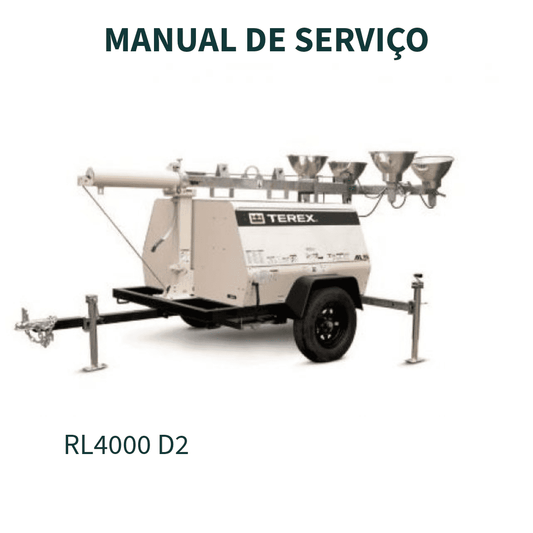 MANUAL DE SERVIÇO TORRE DE ILUMINAÇÃO RL4000 D2 TEREX