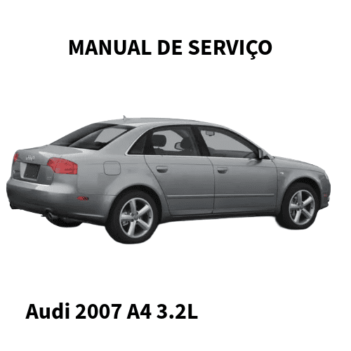 MANUAL DE SERVIÇO MOTOR Audi A4 2007 3.2L  BKH