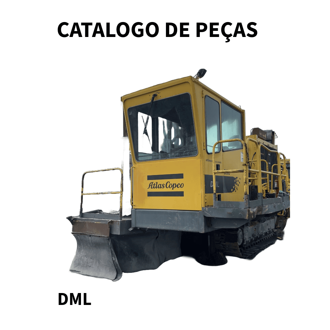CATALOGO DE PEÇAS PERFURADEIRA DE POÇO DE DESMONTAGEM  DML 8451 ATLAS COPCO