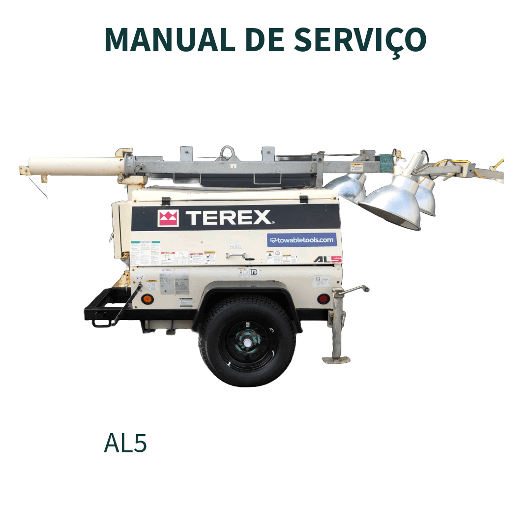 MANUAL DE SERVIÇO TORRE DE ILUMINAÇÃO AL5 TEREX