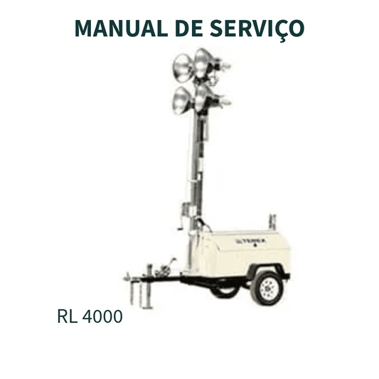 MANUAL DE SERVIÇO  TORRE ILUMINAÇÃO RL 4000 / TML-4000 TEXEX