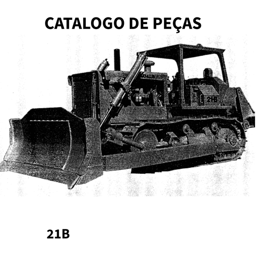 CATALOGO DE PEÇAS TRATOR DE ESTEIRA 21B FIAT ALLIS 1989