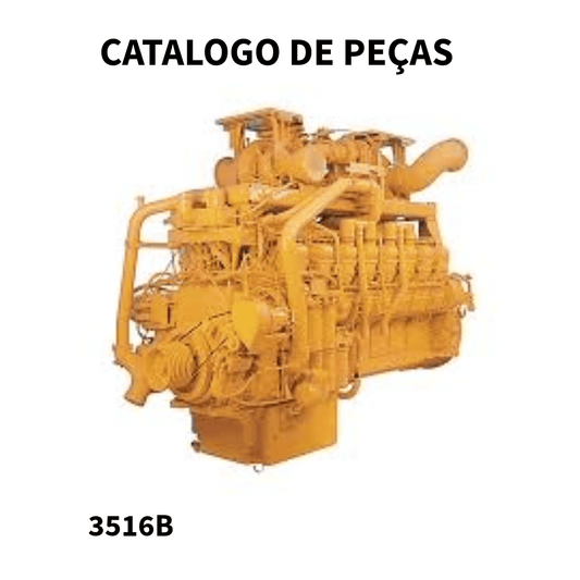 CATALOGO DE PEÇAS MOTOR 3516B CATERPILLAR