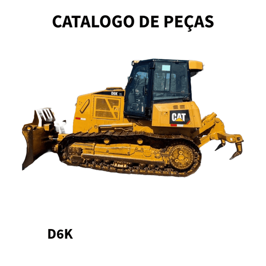 CATALOGO DE PEÇAS TRATOR DE ESTERIAS D6K CATERPÍLLAR