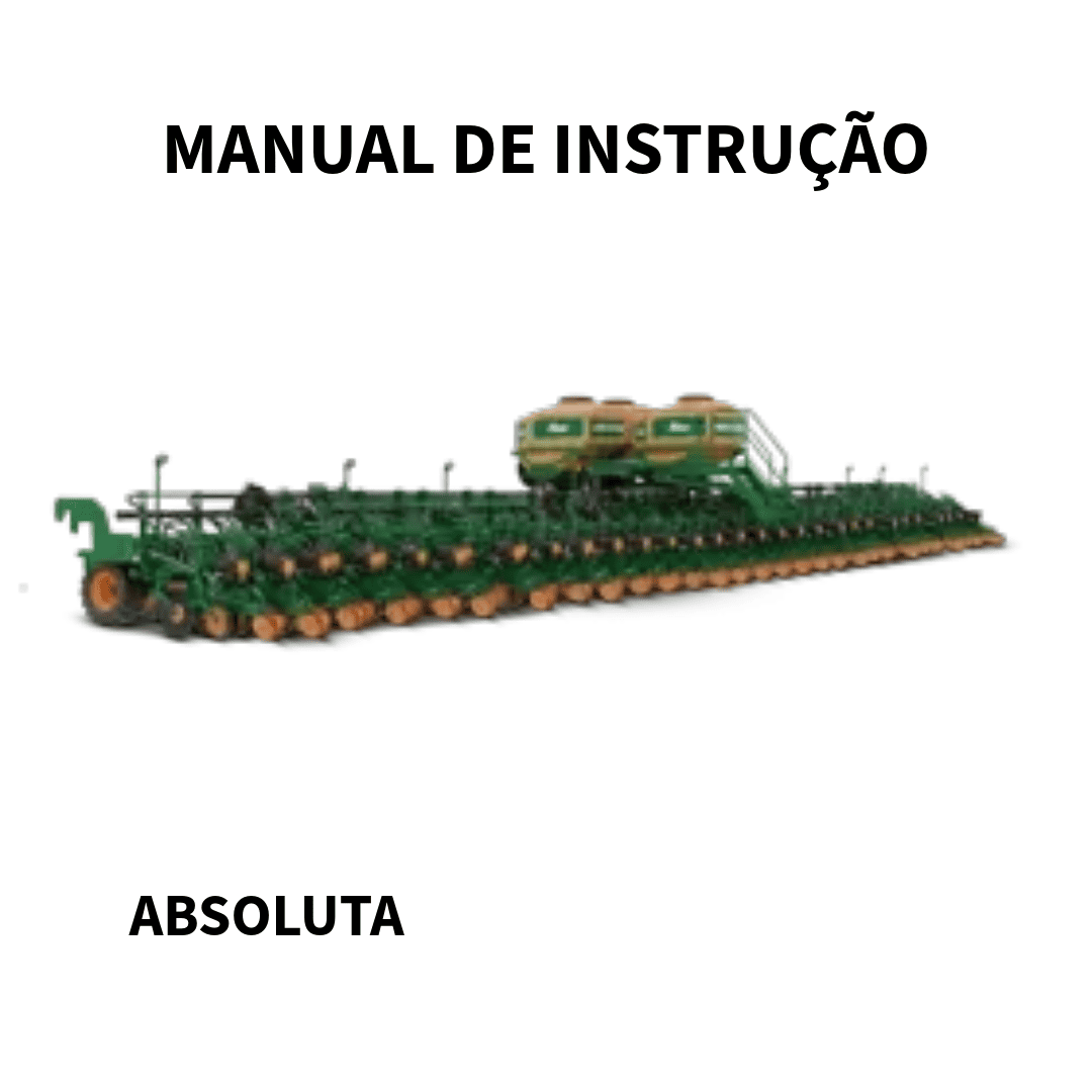 MANUAL DE INSTRUÇÕES PLANTADORA ABSOLUTA STARA