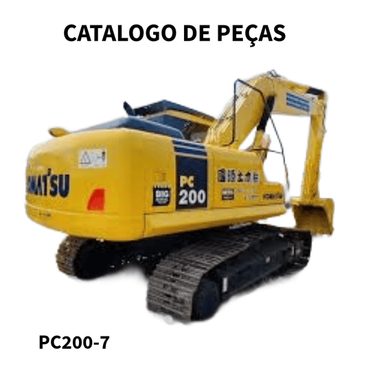CATALOGO DE PEÇAS ESCAVADEIRA PC200-7 S/N J30001-UP KOMATSU