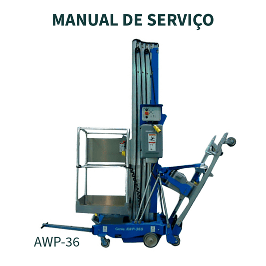 MANUAL DE SERVIÇO PLATAFORMA  AWP-36 GENIE