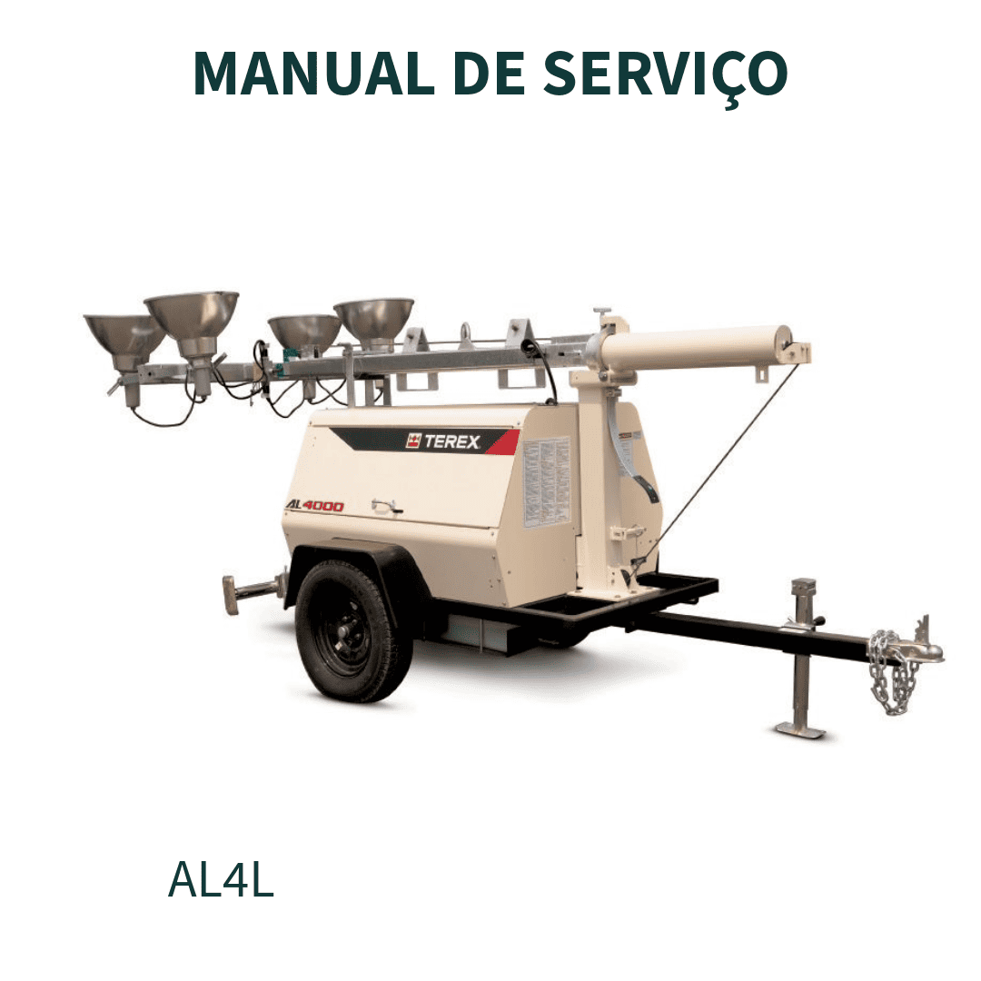 MANUAL DE SERVIÇO TORRE DE ILUMINAÇÃO AL4L/AL5L TEREX