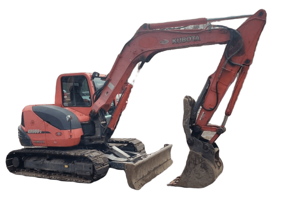 MANUAL DE OPERAÇÃO MINI EXCAVADEIRA KX080-3 KUBOTA