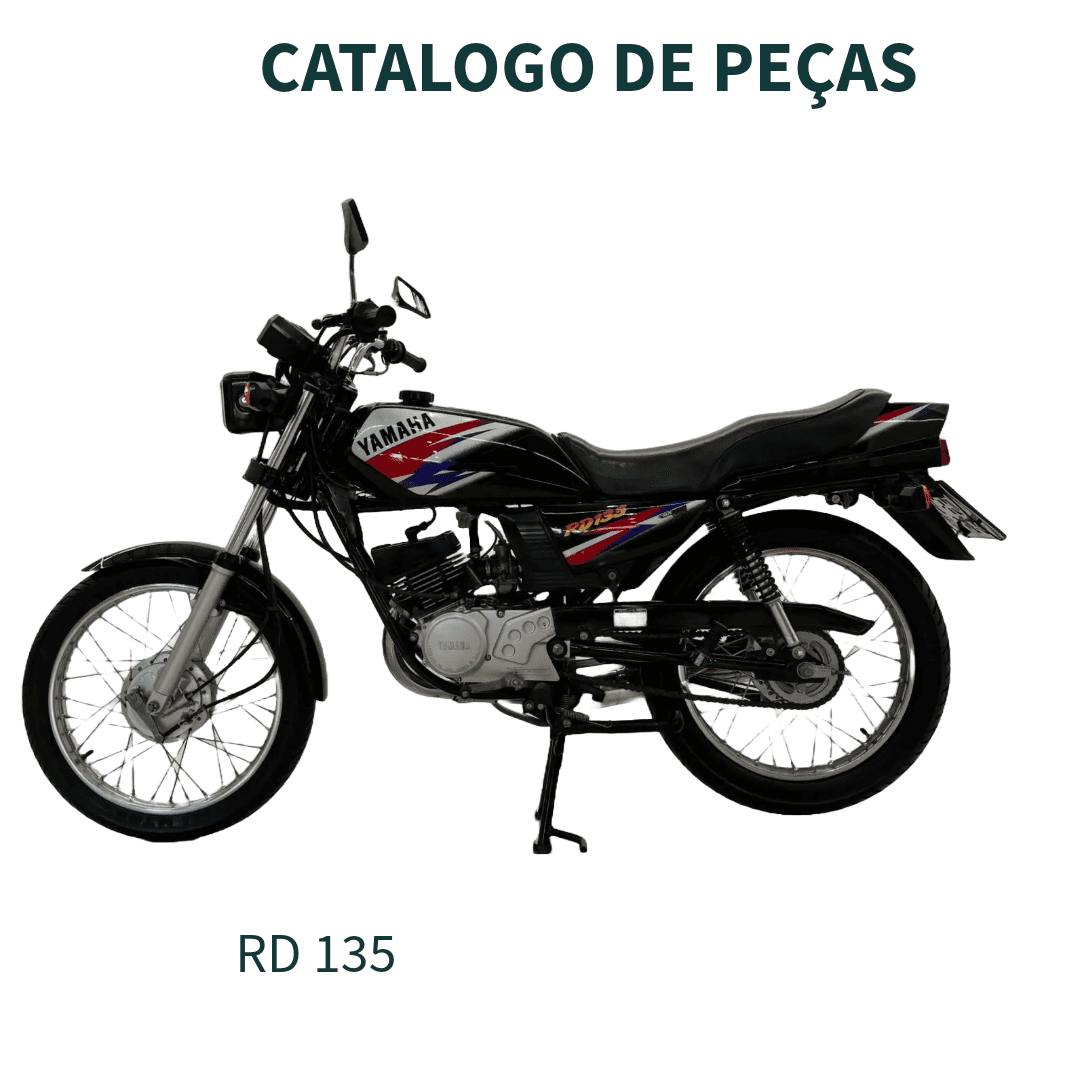 CATALOGO DE PEÇAS MOTO RD135´89 1989 YAMAHA