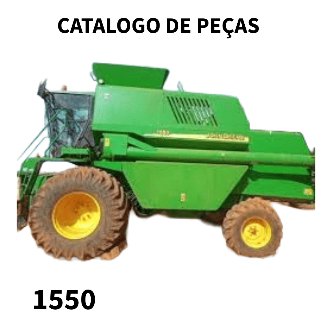 CATALOGO DE PEÇAS COLHEITADEIRA 1550 JOHN DEERE 2008