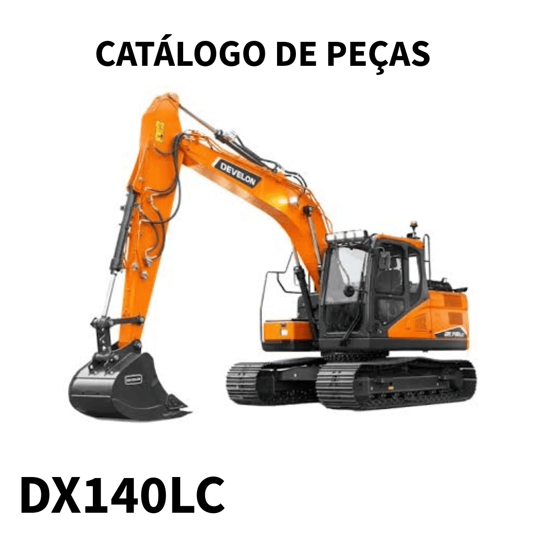 CATALOGO DE PEÇAS ESCAVADEIRA DX140LC  DOOSAN