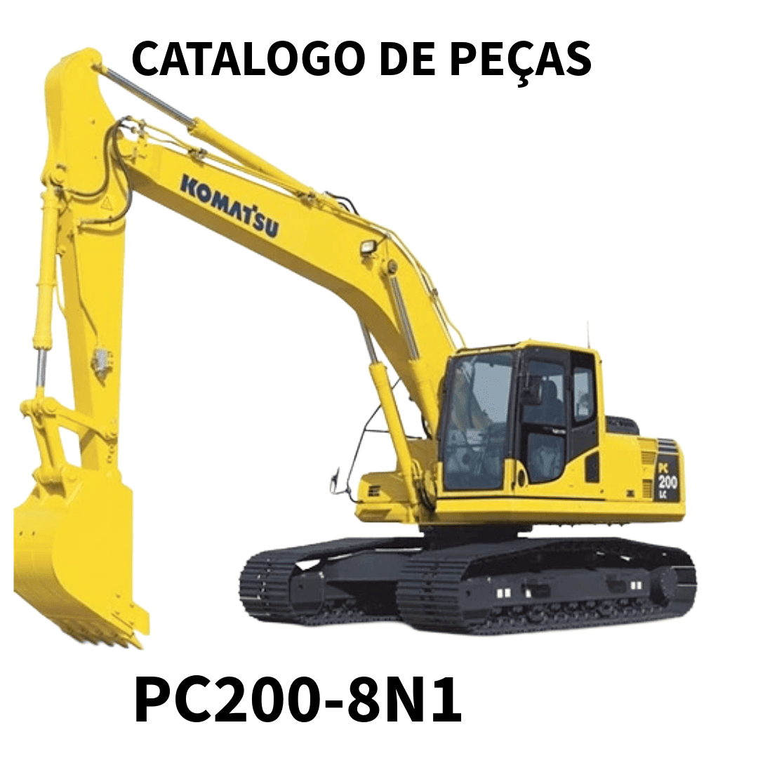 CATALOGO DE PEÇAS  ESCAVADEIRA PC200-8N1 KOMATSU