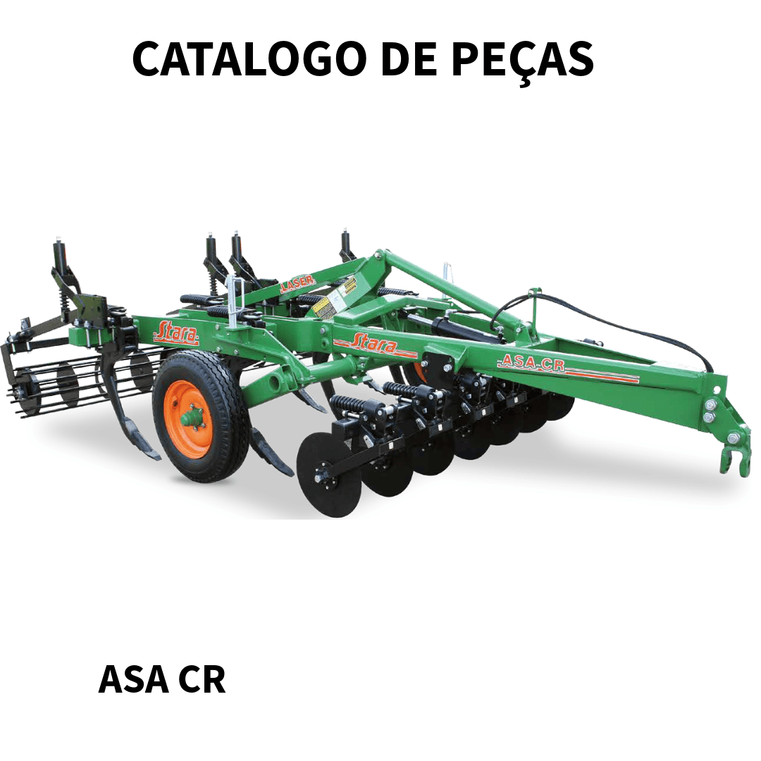CATALOGO DE PEÇAS MANUAL DE INSTRUÇÃO SUBSOLADOR ASA  CR STARA