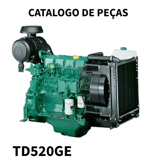 CATALOGO DE PEÇAS MOTOR TD520GE VOLVO PENTA