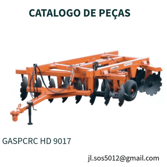 CATALOGO DE PEÇAS GRADE GASPCRC HD 9017 CIVEMASA