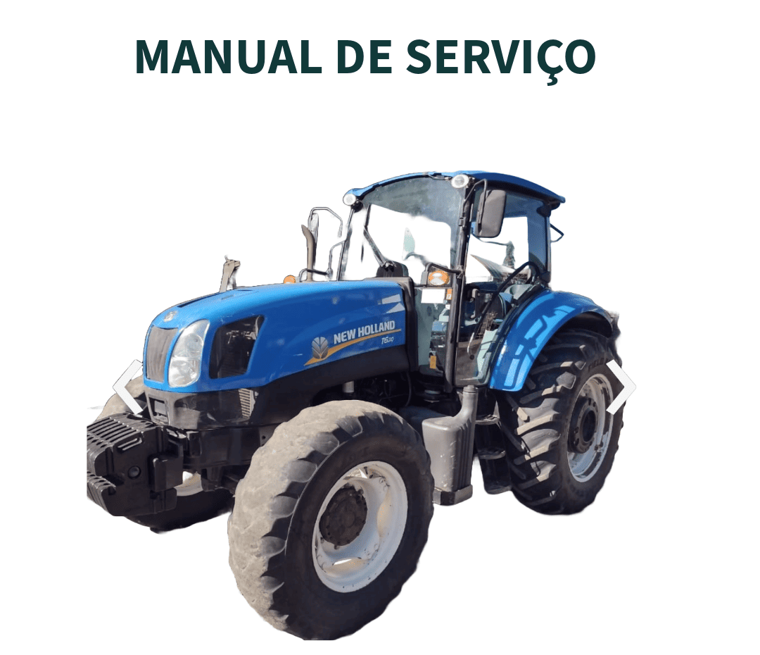 MANUAL DE SERVIÇO TRATOR T6.165 NEW HOLLAND