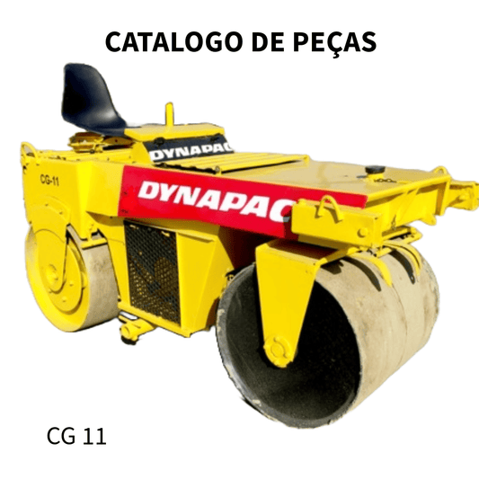 CATALOGO DE PEÇAS ROLO COMPACTADOR CG 11 DYNAPAC 1991