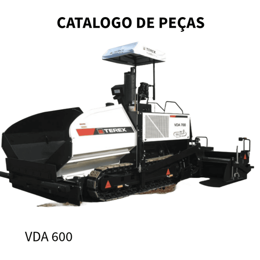 CATALOGO DE PEÇAS VIBRO ACABADORA VDA 600 TEREX 2011