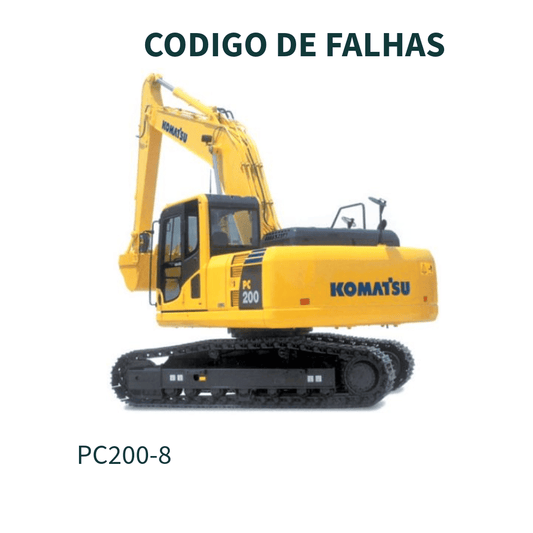 MANUAL DE SERVIÇO ESCAVADEIRA PC200 -8 PC200LC-8 PC220 -8 PC220LC-8 KOMATSU