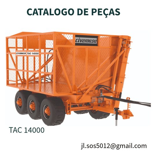 CATALOGO DE PEÇAS TRANSBORDO DE CANA TAC 14000 C/D 2,9 BOLA  CIVEMASA