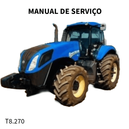 MANUAL DO  SISTEMA HIDRAULICO E  SISTEMA ELETRICO E PNEUMATICO TRATOR  T8.270  NEW HOLLAND