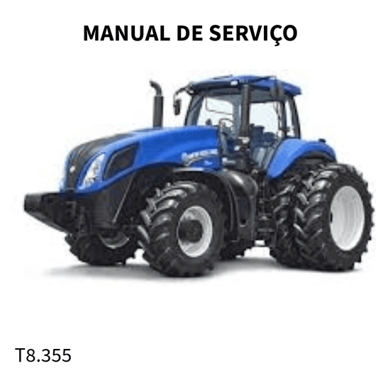 MANUAL DO SISTEMA HIDRAULICO E  SISTEMA ELETRICO E PNEUMATICO TRATOR T8.355  NEW HOLLAND