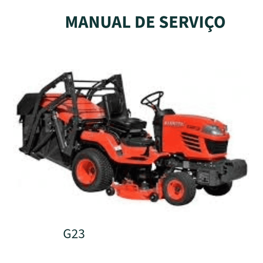 MANUAL DE SERVIÇO CORTADOR DE GRAMA G23, G26 KUBOTA