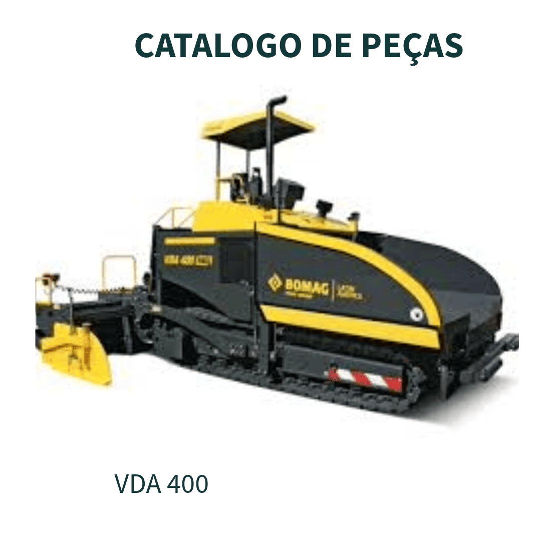 CATALAGO DE PECAS VIBRO ACABADORA VDA 400 BOMAG