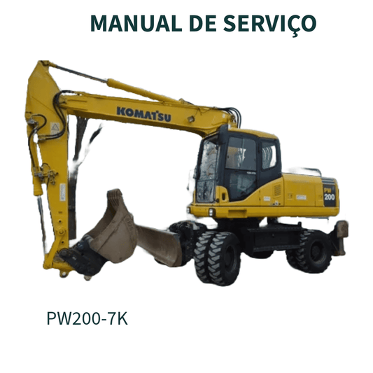 MANUAL DE SERVIÇO ESCAVADEIRA PW200-7K, PW220-7K KOMATSU