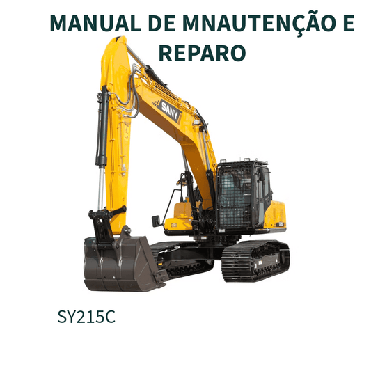 MANUAL DE MANUATENÇÃO E REPARO ESCAVADEIRA  SY205C, SY215C  SANY