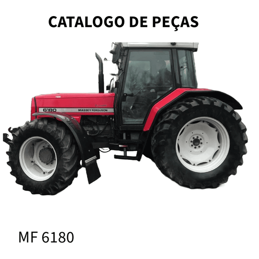 CATALAGO DE PEÇAS TRATOR MF 6180 MASSEY FERGUSSON   1999