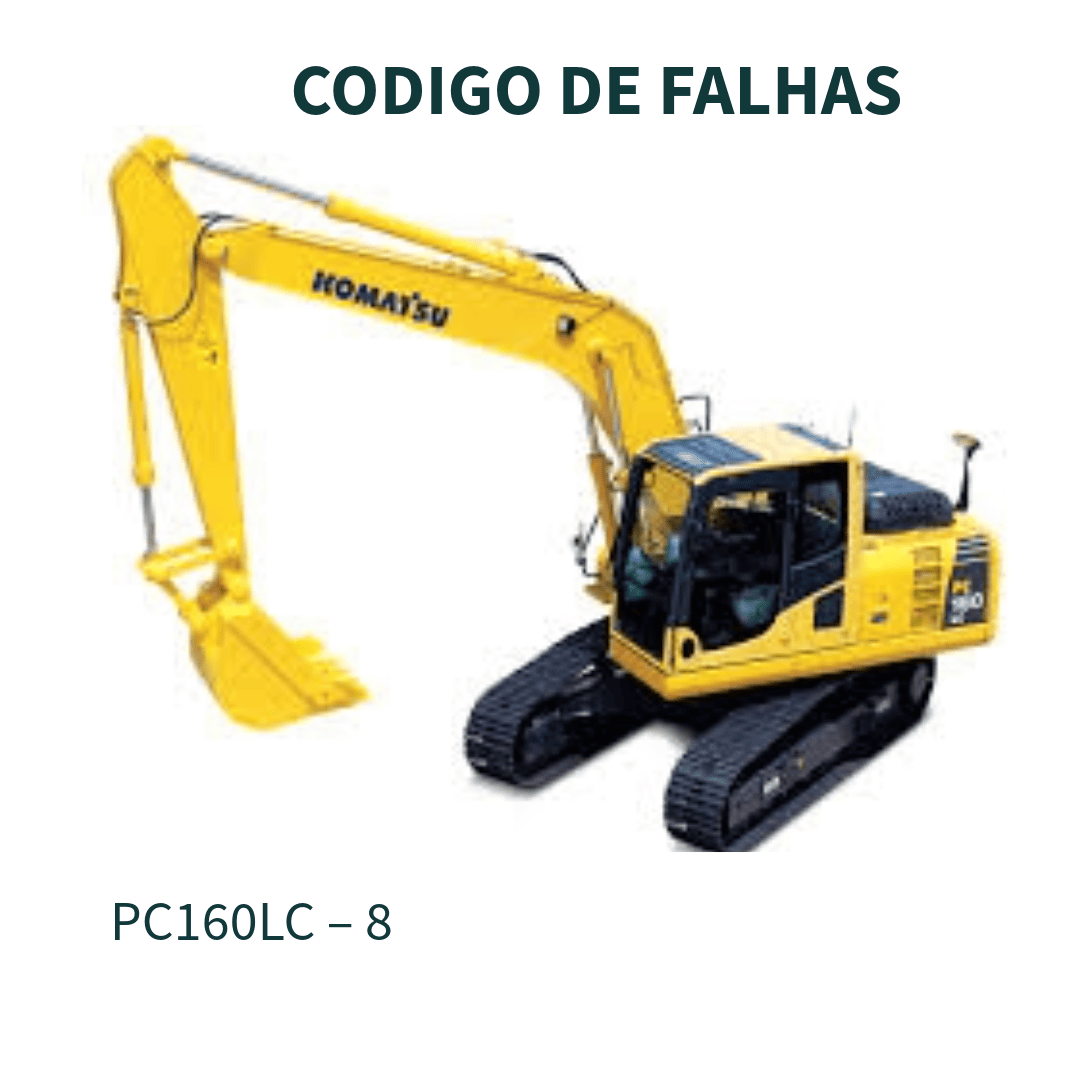 MANUAL DE SERVIÇO ESCAVADEIRA PC160LC – 8 KOMATSU