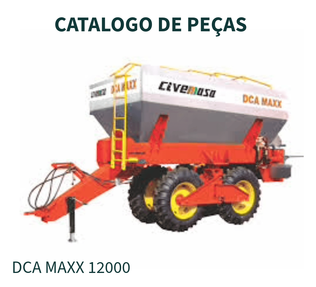 CATALOGO DE PEÇAS DISTRIBUIDORES DE FERTILIZANTES E OUTROS DCA MAXX 12000 CIV INOX BT CIVEMASA