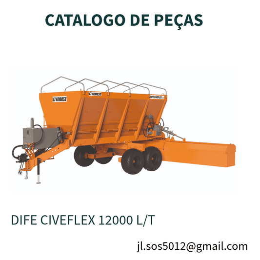 CATALOGO DE PEÇAS DISTRIBUIDORES DE FERTILIZANTES E OUTROS DIFE CIVEFLEX 12000 L/T CIVEMASA