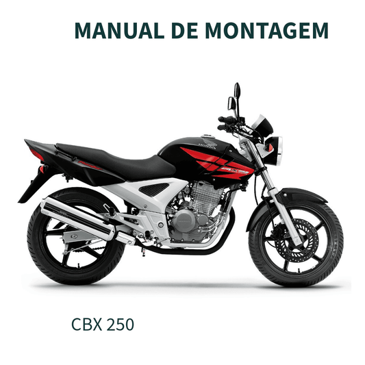 MANUAL DE MONTAGEM MOTO  CBX 250 TWISTER HONDA