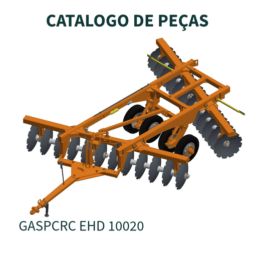 CATALOGO DE PEÇAS GRADE  GASPCRC EHD 10020 - MEC. - EIXO 2.1/2" - 16/18/20/22/24D CIVEMASA