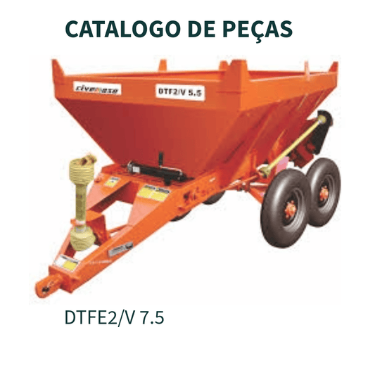 CATALOGO DE PEÇAS DISTRIBUIDORES DE FERTILIZANTES E OUTROS DTFE2/V 7.5 CALHA VIBRATÓRIA / KIT DCCO / ESCARIFICADOR CIVEMASA