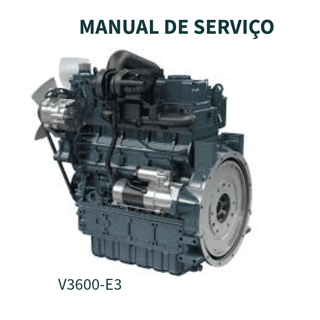 MANUAL DE SERVIÇO MOTOR V3600-E3 · V3600-T-E3 · V3800-DI-T-E3 · V3300-E3BG · V3600-T-E3BG KUBOTA