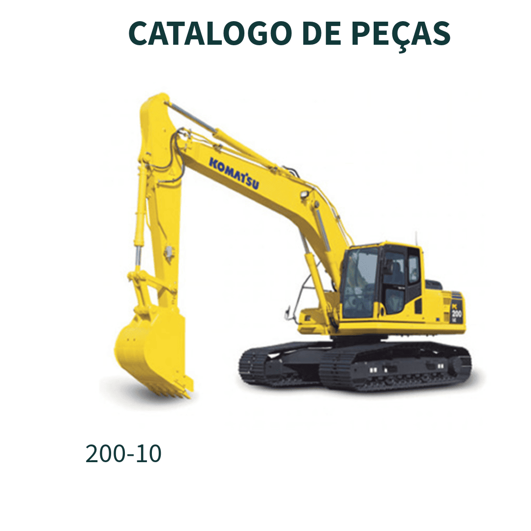 CATALOGO DE PEÇAS ESCAVADEIRA  PC210-10 KOMATSU