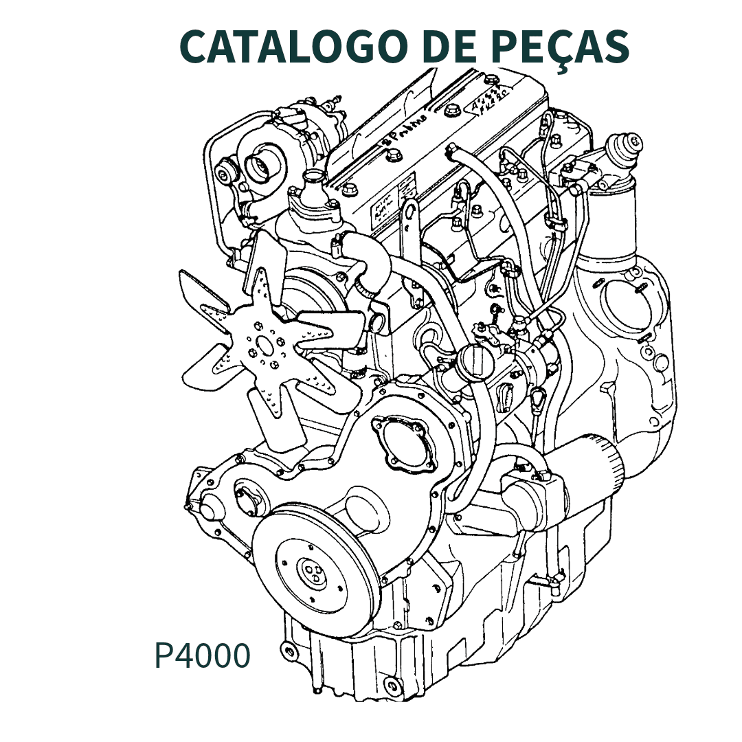 CATALOGO DE PEÇAS  MOTOR  AGRICOLA  P4000 / P4000T, P4001 / P4001T INTERNETIONAL