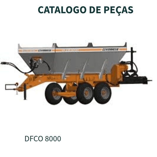 CATALOGO DE PEÇAS DISTRIBUIDORES DE FERTILIZANTES E OUTROS DFCO 8000 CIVEMASA