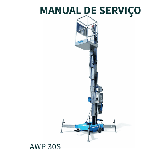 MANUAL DE SERVIÇO PLATAFORMA  AWP® SUPER SERIES ,IWP® SUPER SERIES  GENIE