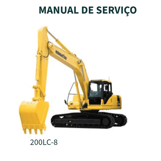 MANUAL DE SERVIÇO ESCAVADEIRA PC200LC-8, PC220LC-8 KOMATSU