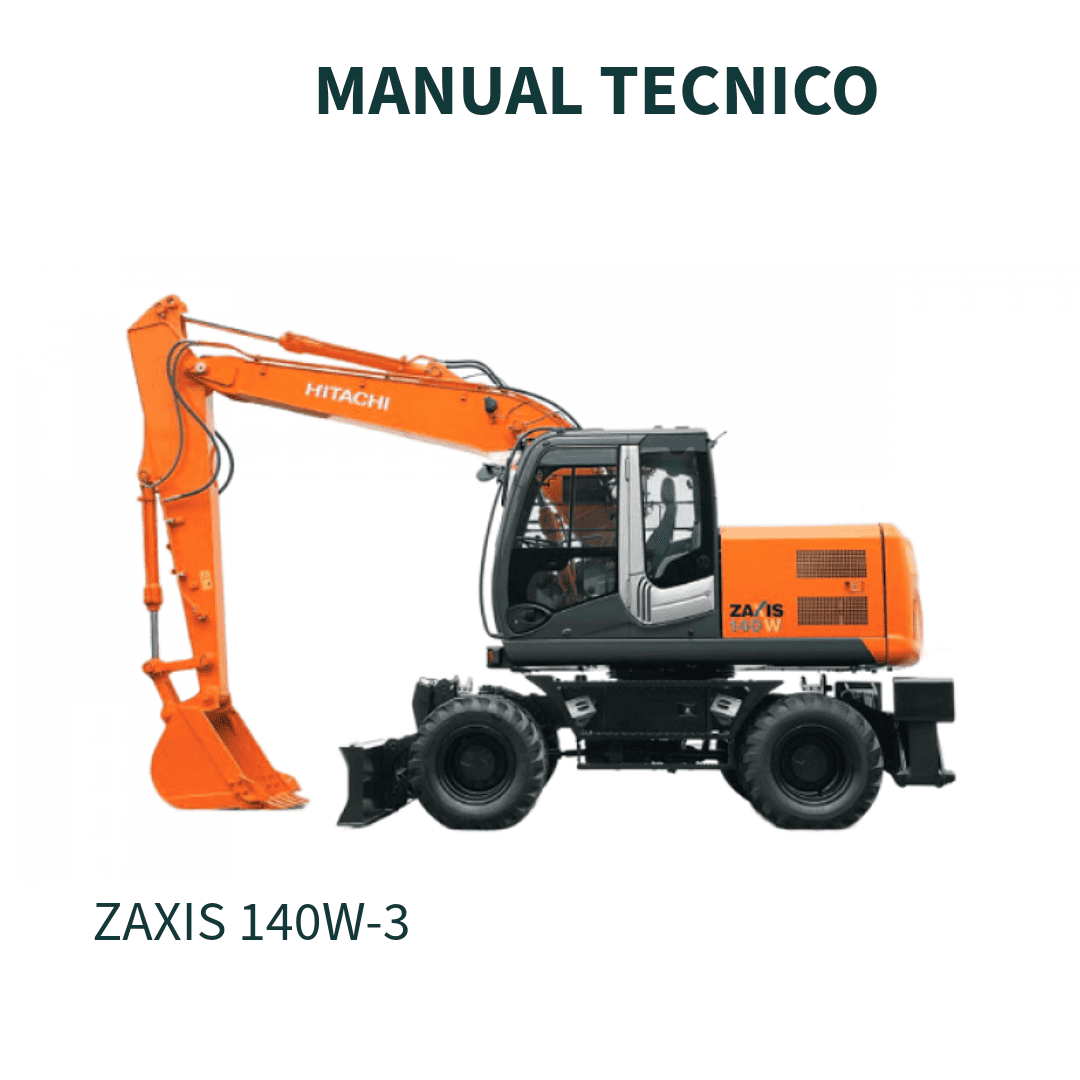 MANUAL DE SERVIÇO TECNICO SOLUÇÃO DE PROBLEMAS  ESCAVADEIRA ZAXIS 140-3 HITACHI