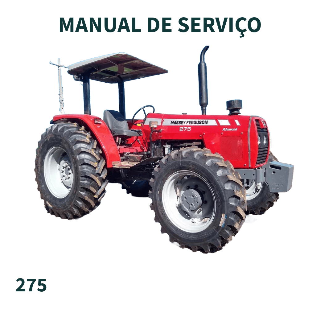 MANUAL DE SERVIÇO TRATOR MF 275 MASSEY FERGUSSON