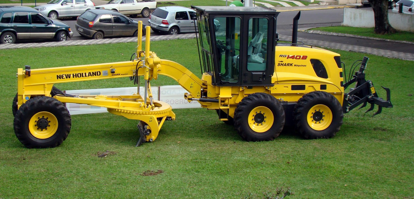 MANUAL DE OPERAÇÃO E MANUTENÇÃO MOTONIVELADORA RG 140.B NEW HOLLAND